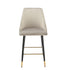Native Home Lifestyle Chesterfield Grey Kitchen Bar Stools (Set Of 2)